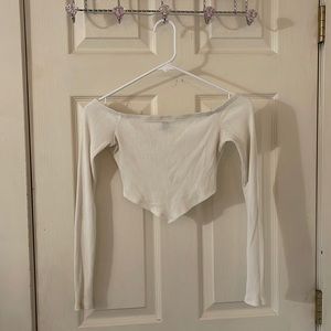 White off the shoulder top size small